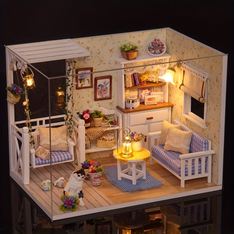 1/24 Dollhouse Miniatures Diorama DIY Accessories Kit Romantic Mermaid –  The Magical Dollhouse