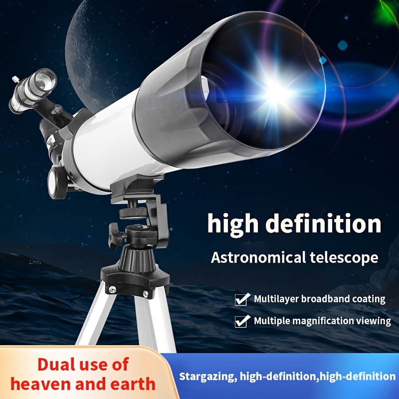  Telescopios astronómicos de alta definición de alta definición  de gran calibre para estudiantes profesionales de observación de estrellas  al aire libre, regalo de cumpleaños : Electrónica