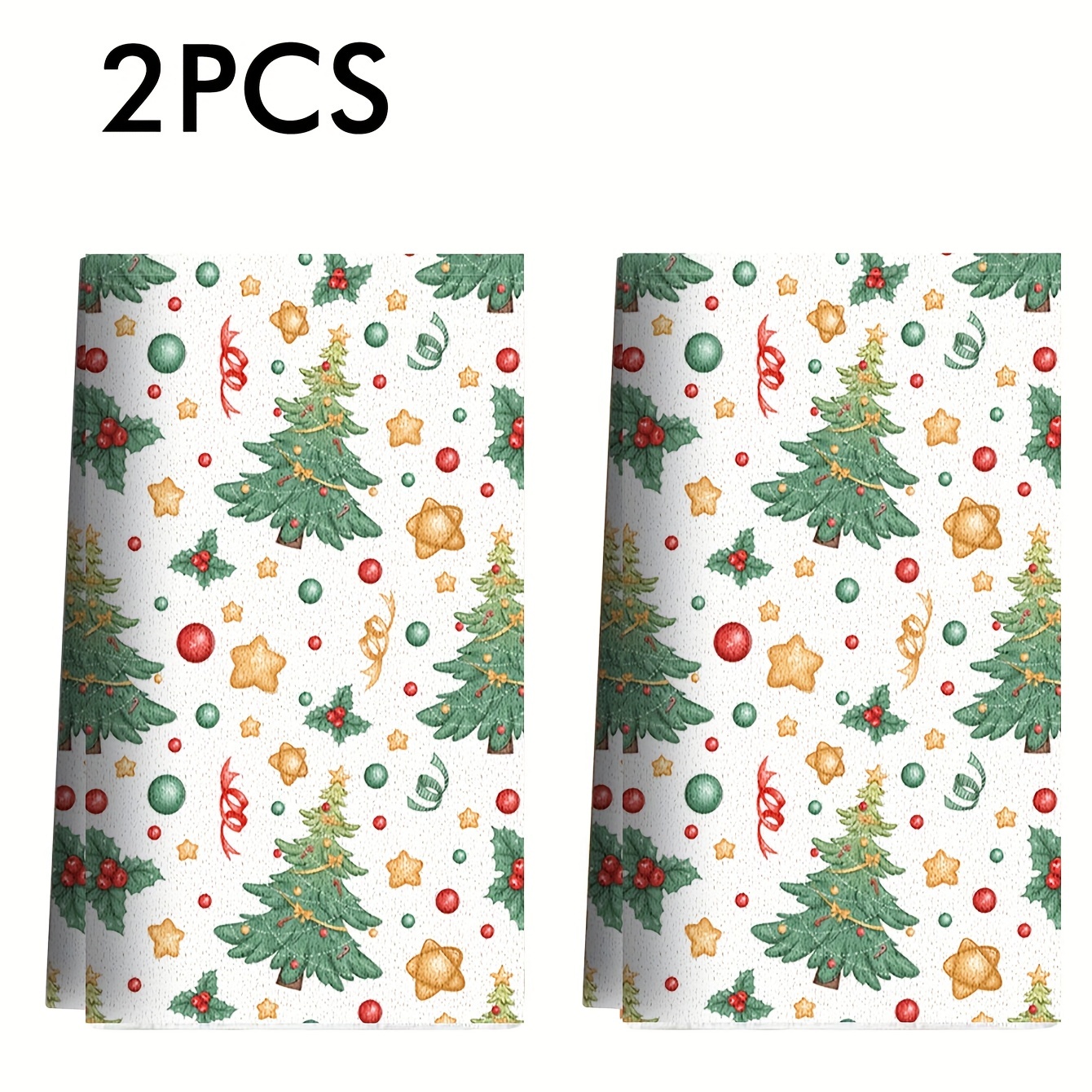 Christmas Pattern Dish Towels, Soft Absorbent Fingertip Towel, Highly  Absorbent & Quick Drying Dish Towels, Super Absorbent And Lint Free Towels  For Bathroom, Bathroom Supplies, Christmas Decor, Housewarming Gift - Temu