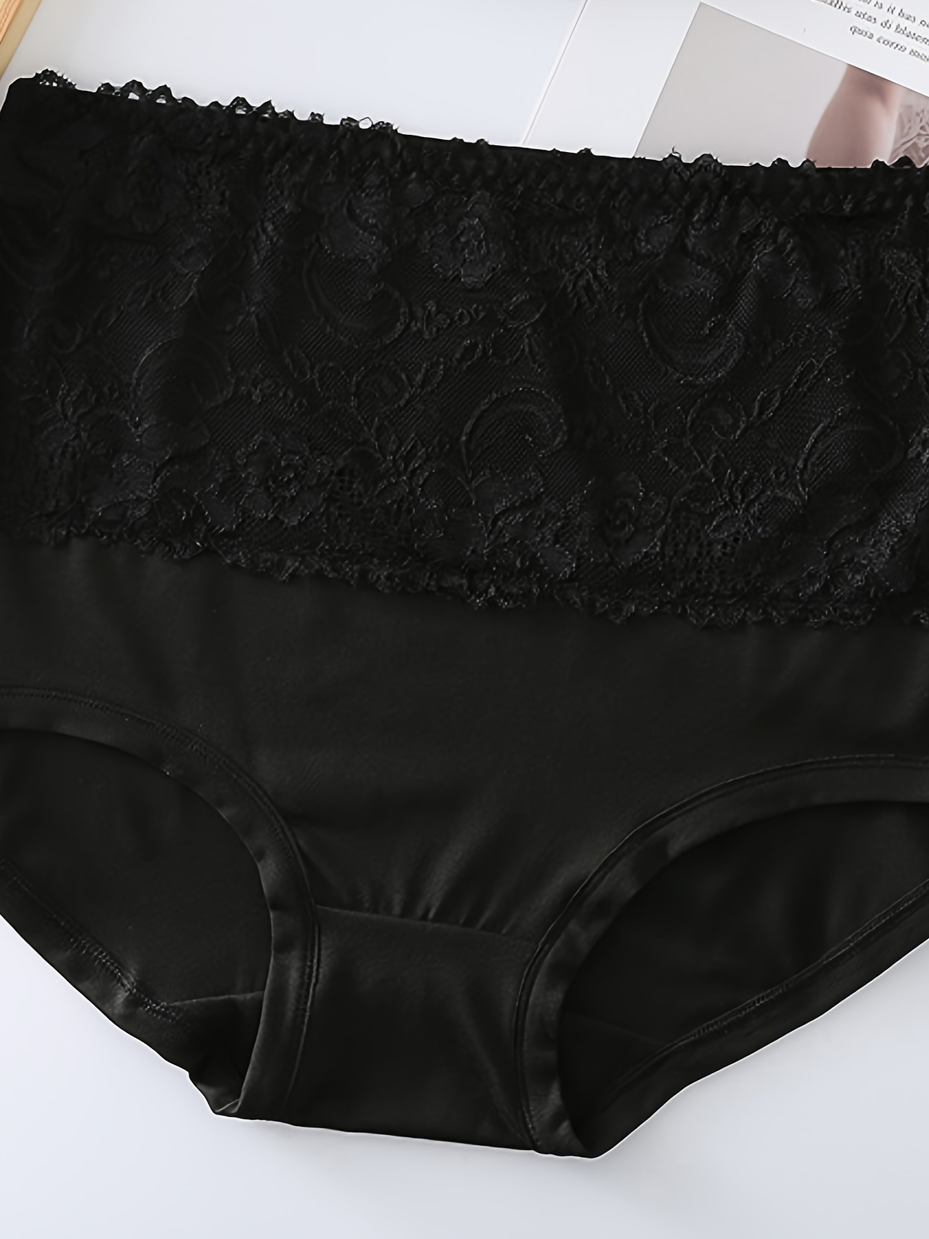 Women's Large Size Silk Panties, Women's High Waist Panties