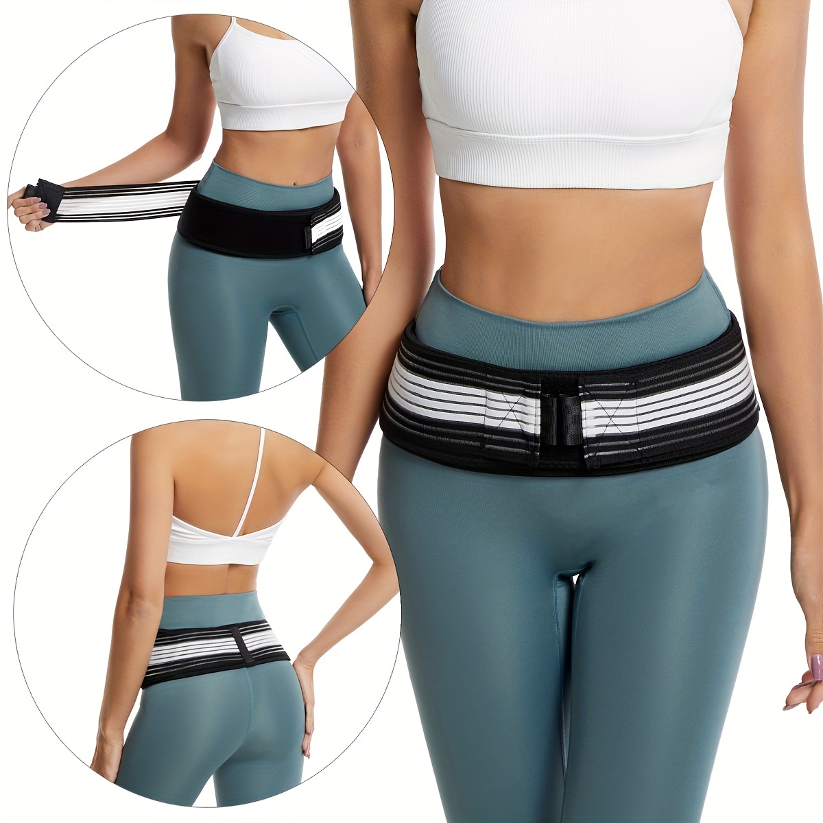 Sacroiliac Joint Hip Belt - Lower Back Support Brace - Pelvic Support Belt  - Trochanter Belt