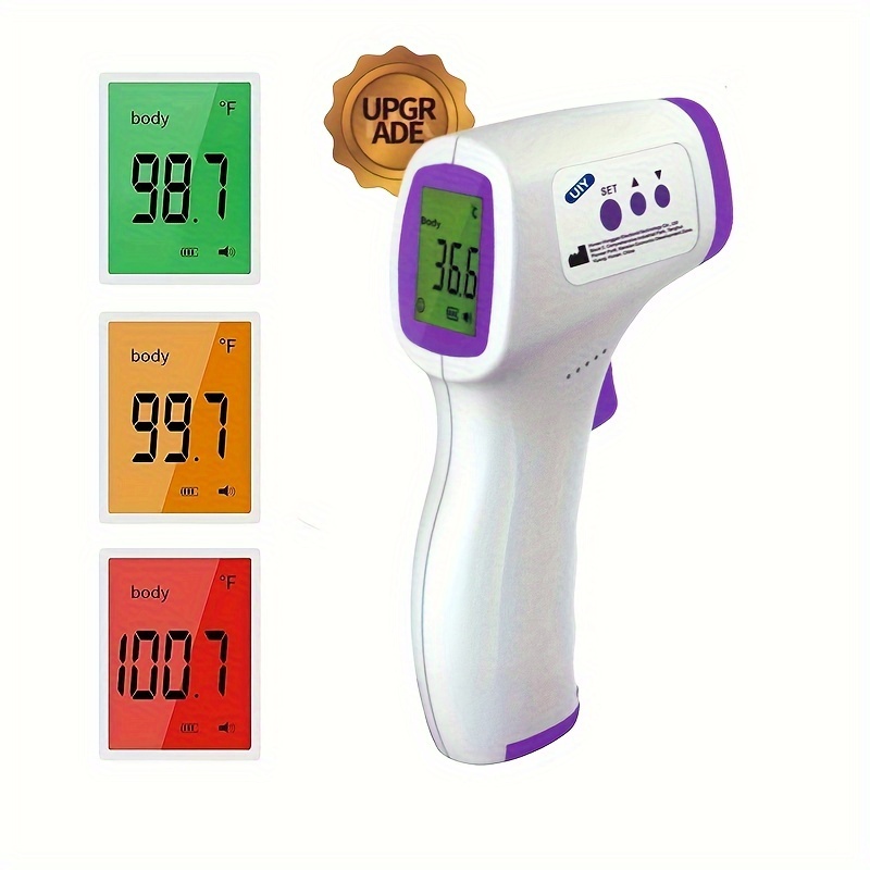 Digital Thermometer For Adults And Kids, No Touch Forehead Thermometer For  Baby, 2 In 1 Body Surface Mode Infrared Thermometer With Fever Alarm And In