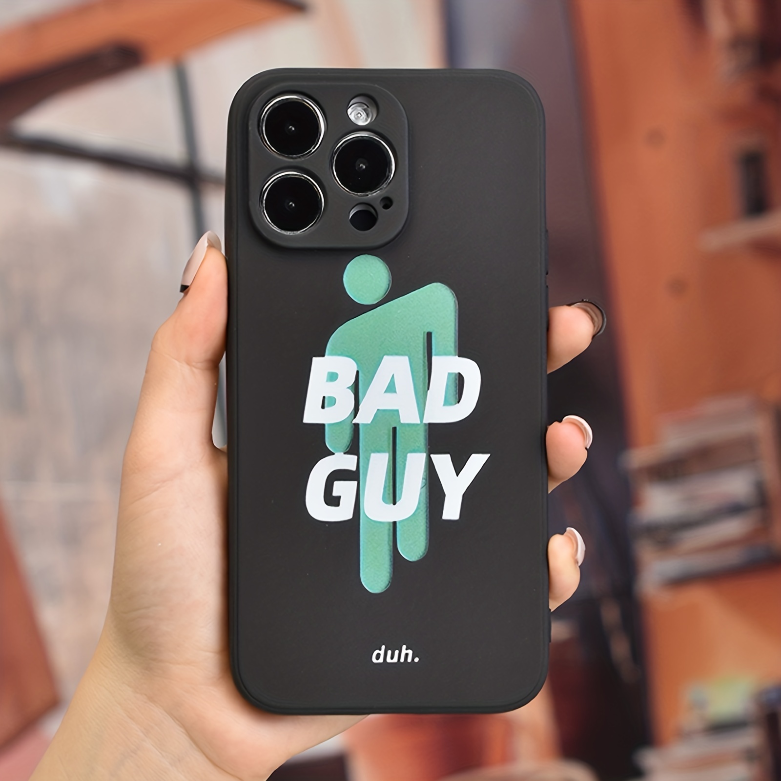 

Bad Guy Pattern Print Protective Phone Case High Quality Protective Phone Case For Iphone 14 13 12 11 Xs Xr X 7 8 6s Mini Plus Pro Max Se Gift For Birthday/easter/boy/girlfriend