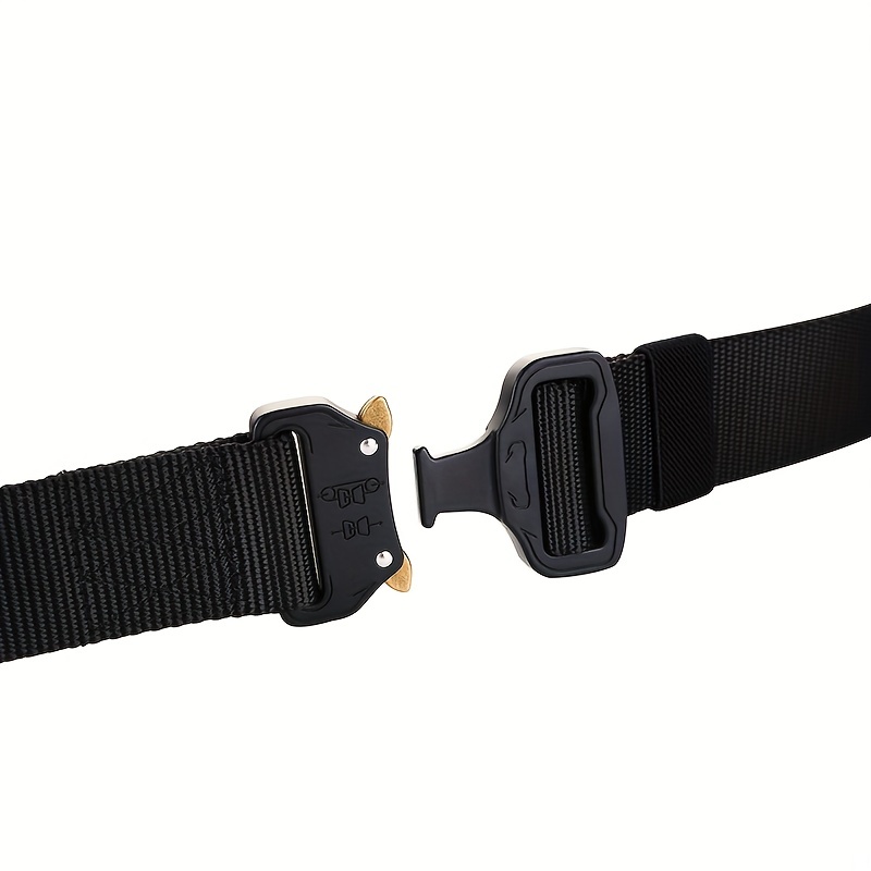 Nylon Tactical Belt Quick Release Buckle Elastic
