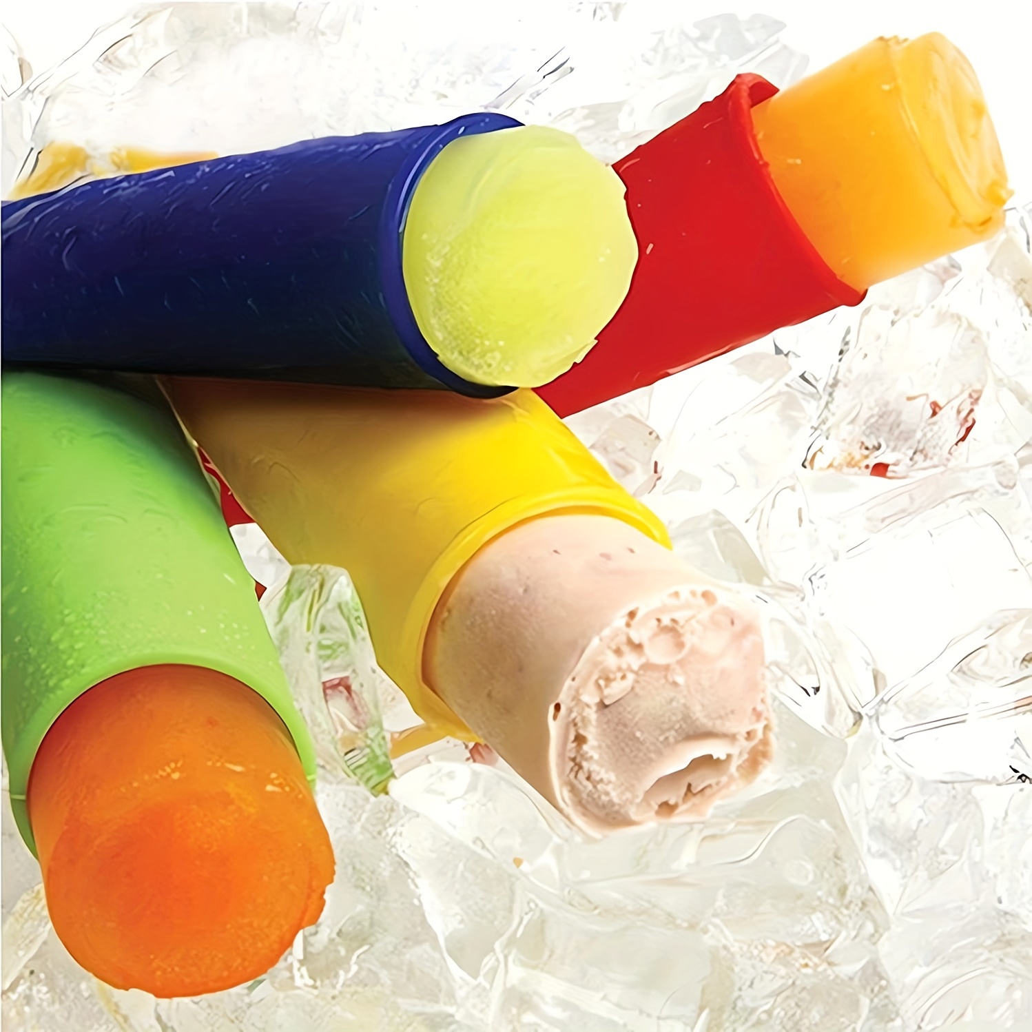 Popsicles Molds, Reusable Silicone Popsicle Molds, Ice Pop Molds