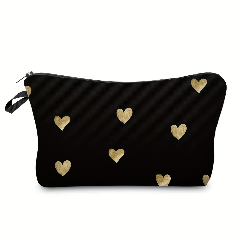 

Heart-shaped Makeup Bag - Waterproof, Roomy & Portable - Perfect Gift For Beauty Lovers! - Mother's Day Gifts