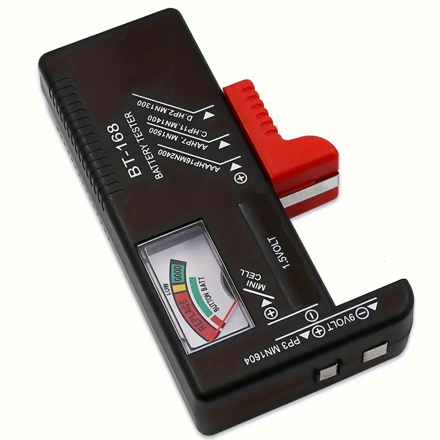 TESTER PER BATTERIE AAA, AA, C, D, 9 V