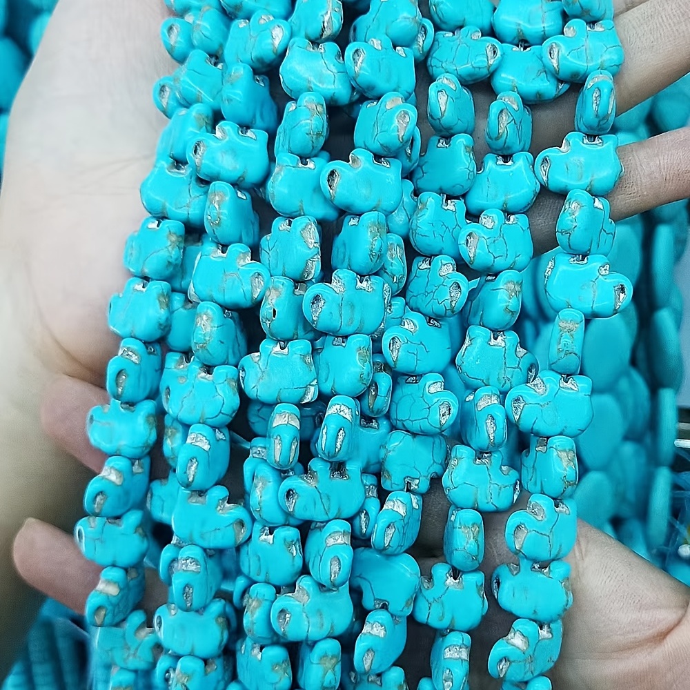 30pcs Turquoise Beads For DIY Jewelry Making - Perfect Gift for Girls!