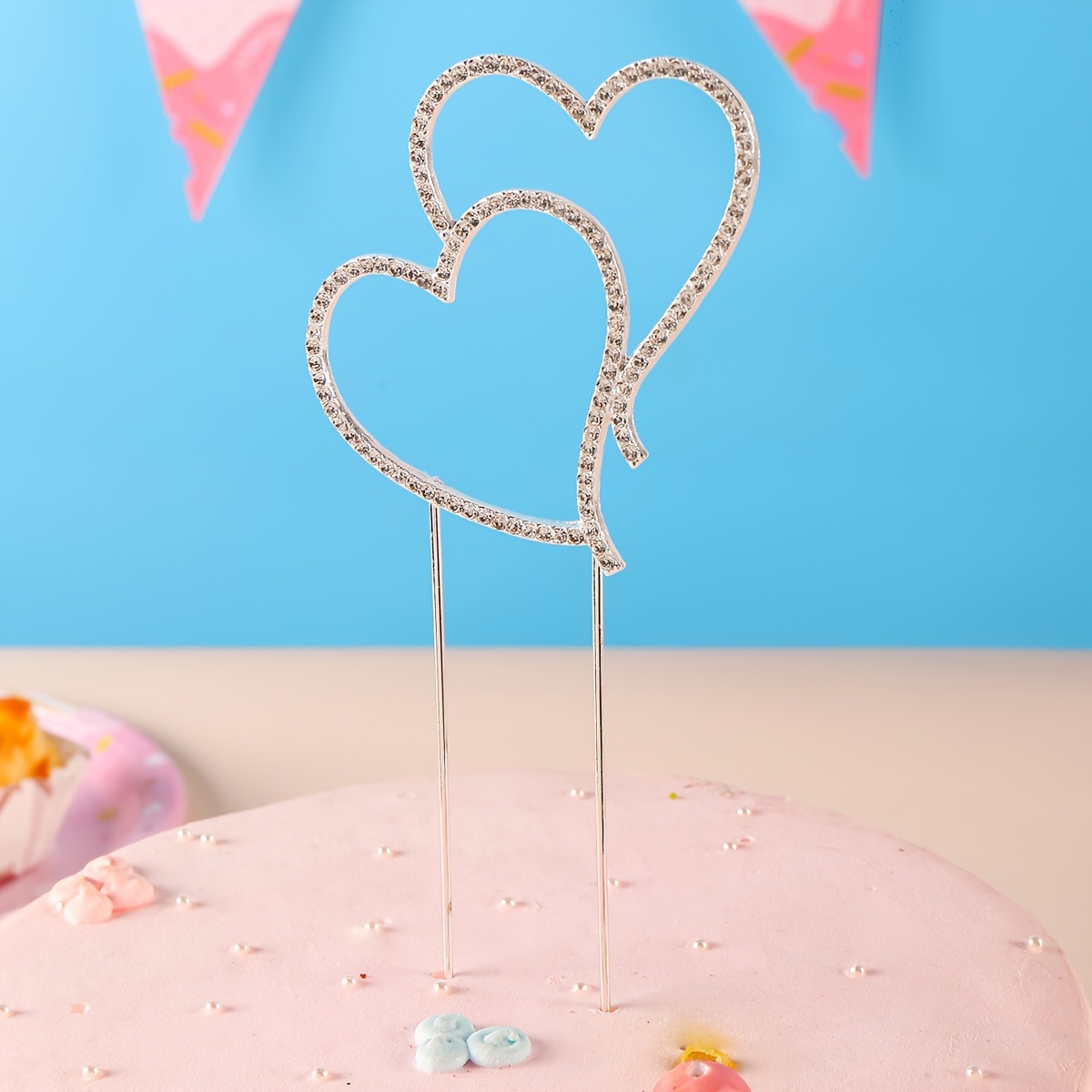 toppers de pastel de bodas de cristal