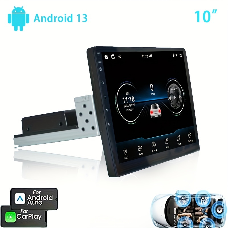 2GB+64GB] Autoradio 8 Core 2 Din Écran Android 13 GPS 7 Pouces IPS Écran  Tactile Carplay Android Auto WiFi FM RDS + Caméra De Recul - Temu France
