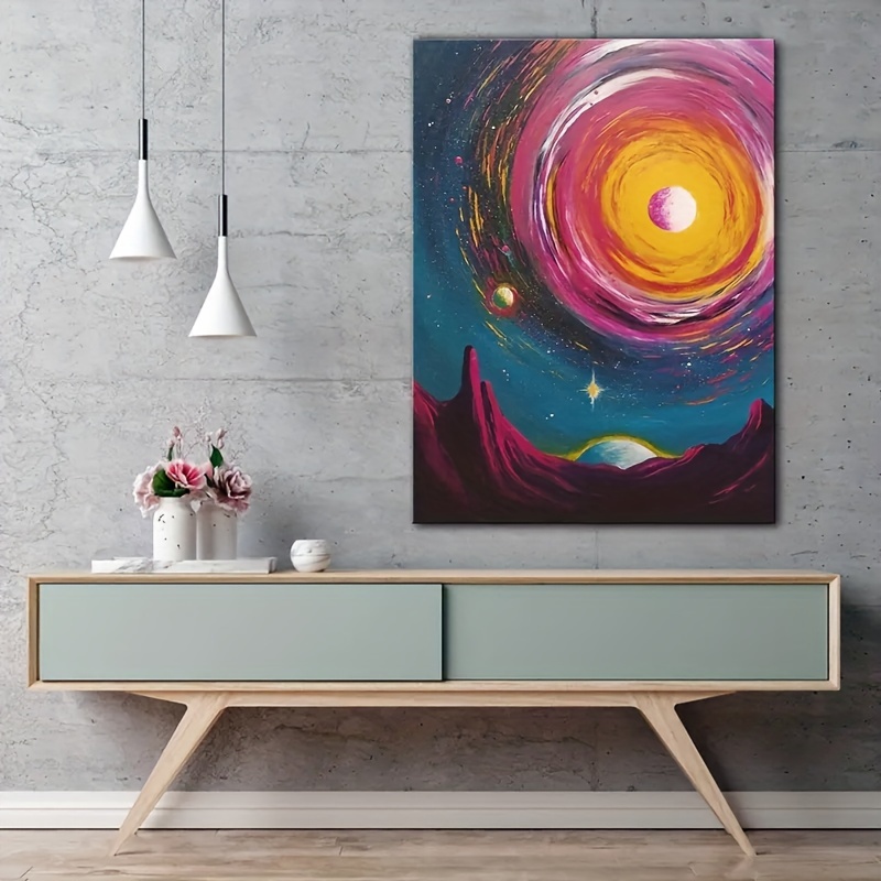 Galactic Universe Poster creative Idea Poster wall Art wall - Temu