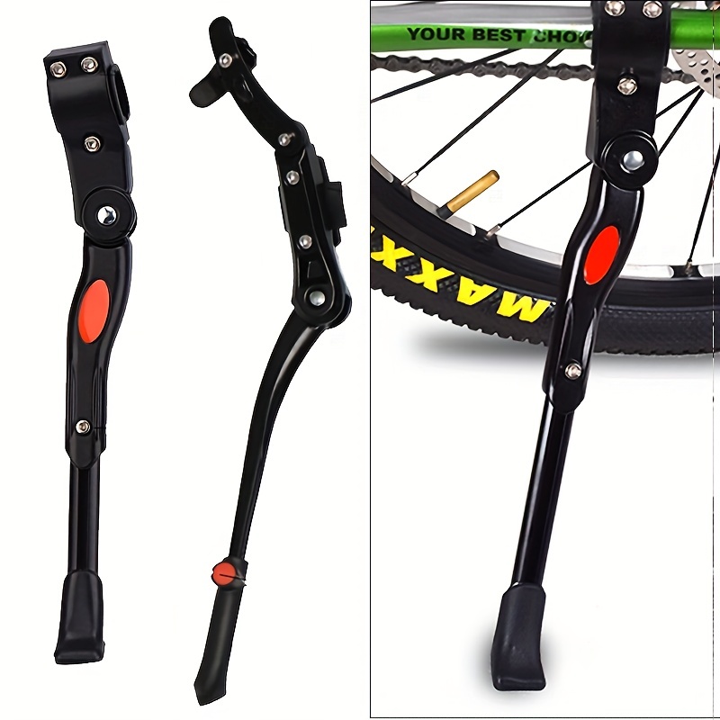 

Securely Park Your Bicycle With Our Non-slip Mountain Bike Kickstand - Fits 24-29 & 700c Bikes!