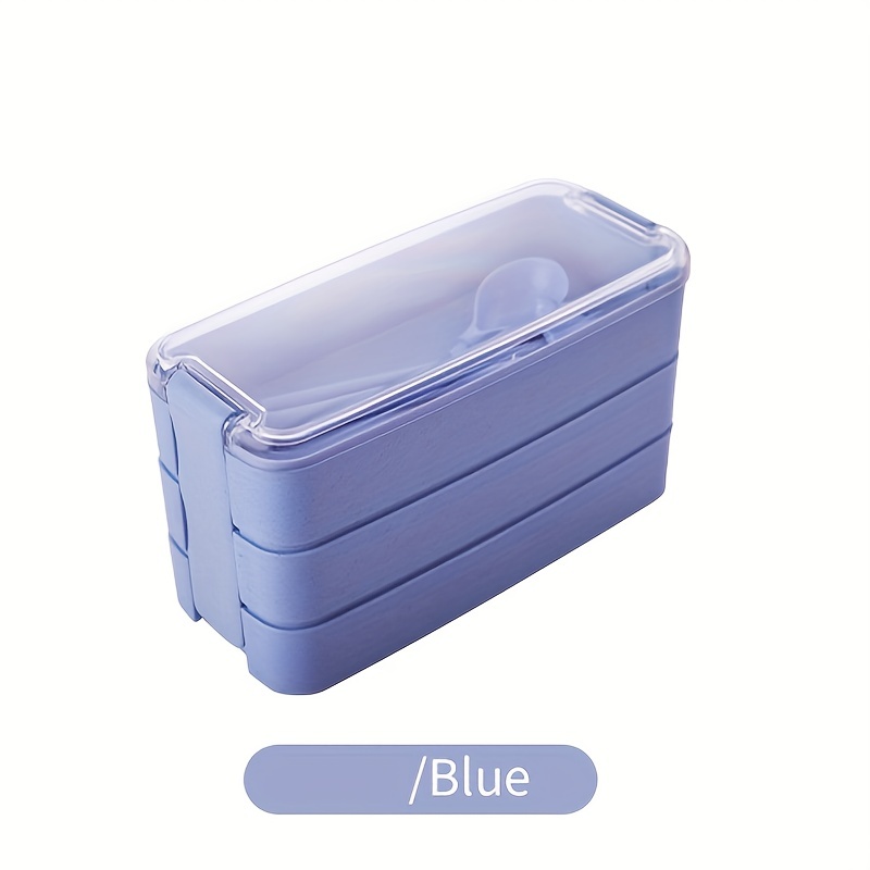 1pc Portable Bento Box, 3-layers Lunch Box, Food Storage Tableware Outdoor  Home Kitchen Accessories For Adults & Kids