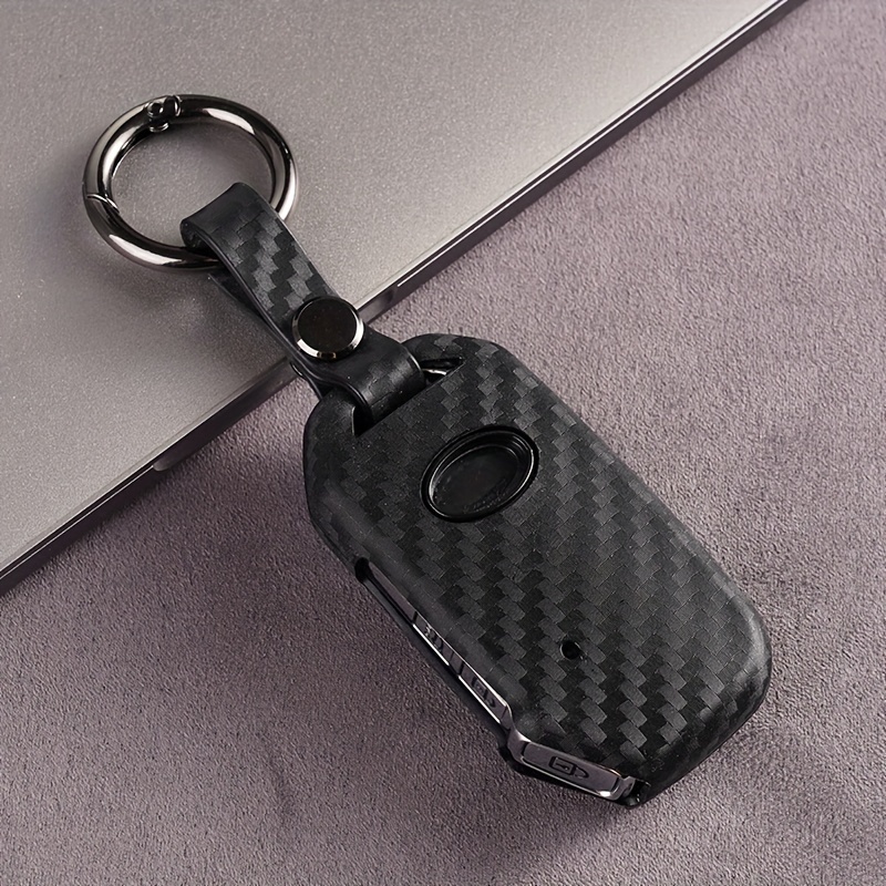 Funda Protectora De Silicona Para Llave De Coche De Fibra De