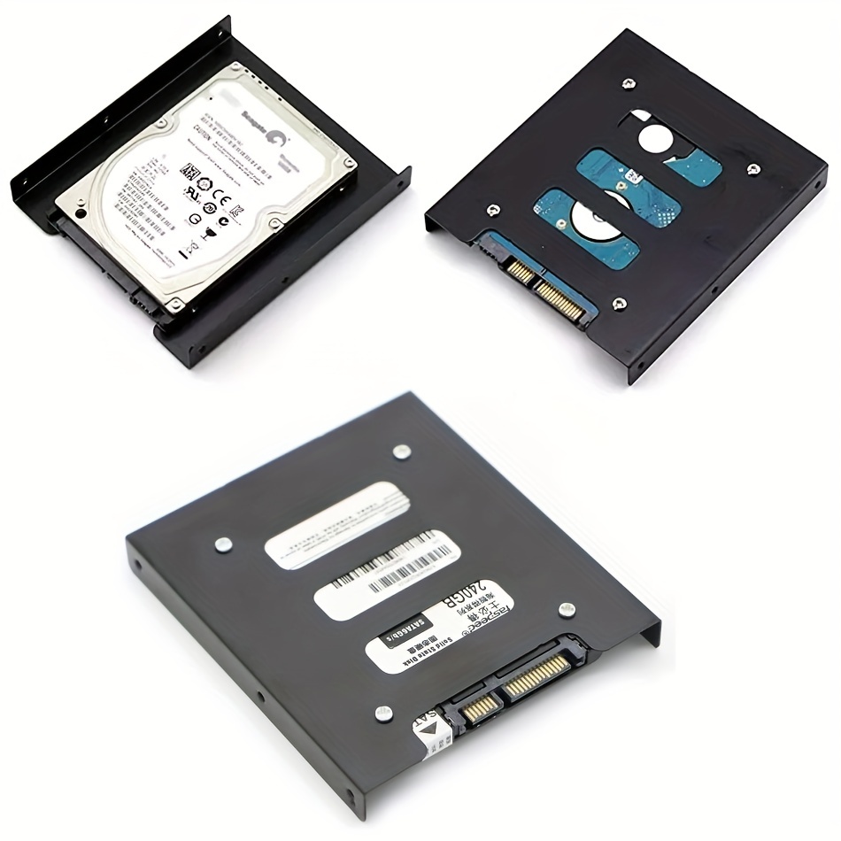 2 Packs 2.5 À 3.5 Ssd Hdd Support Baies Disque Dur - Temu France