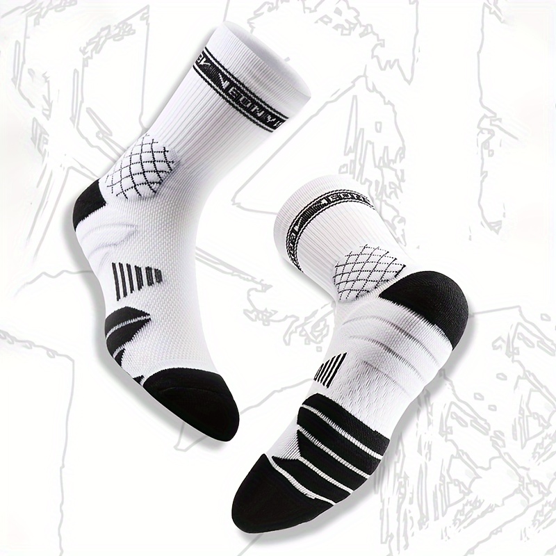 Veidoorn Basketball Socks, Compression Thickened Crew Socks