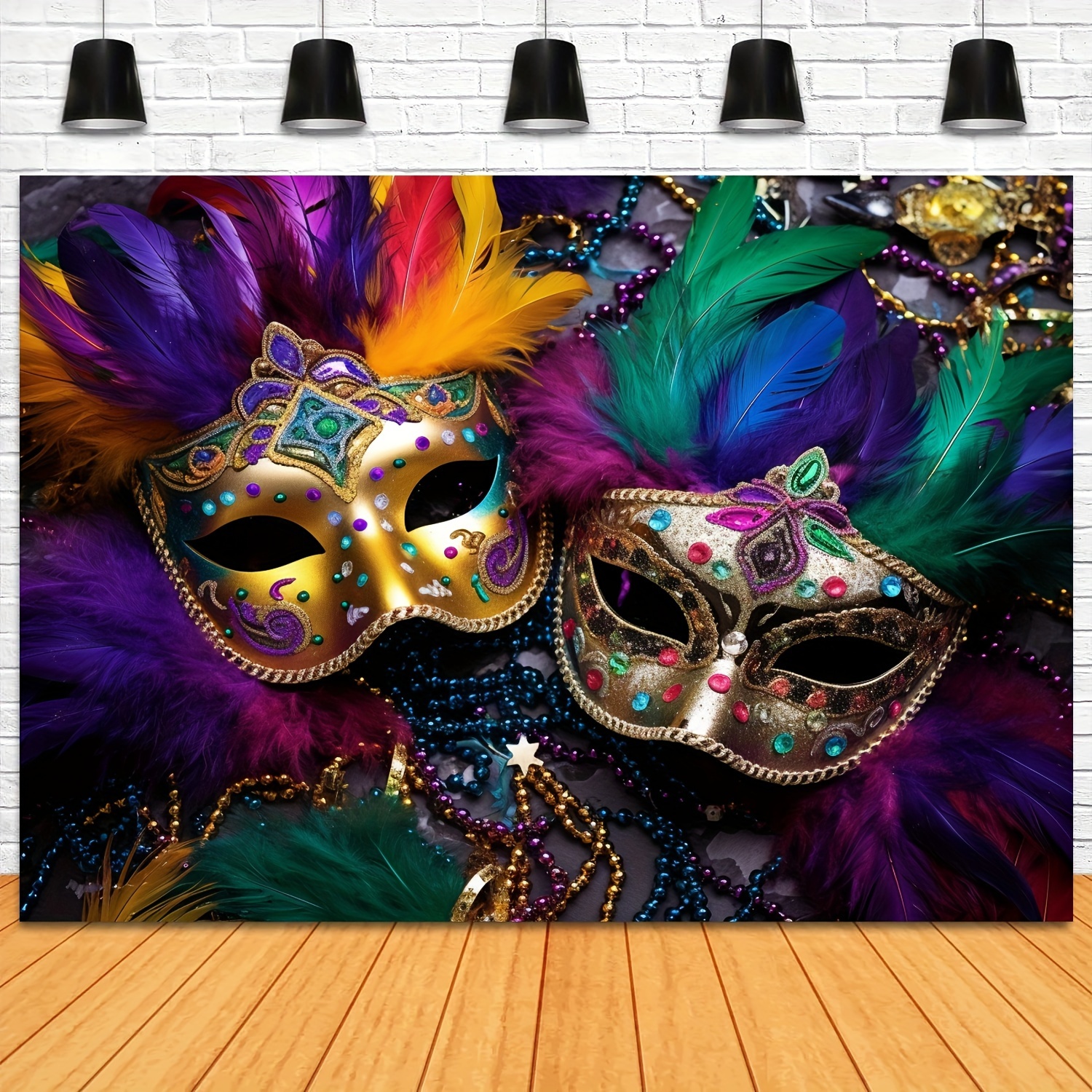 Mardi Gras Mask Paper Masks Carnival Parade Masquerade Party - Temu