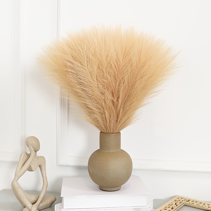 Faux Pampas Grass Decor Pompas Grass Flower Arrangement And - Temu