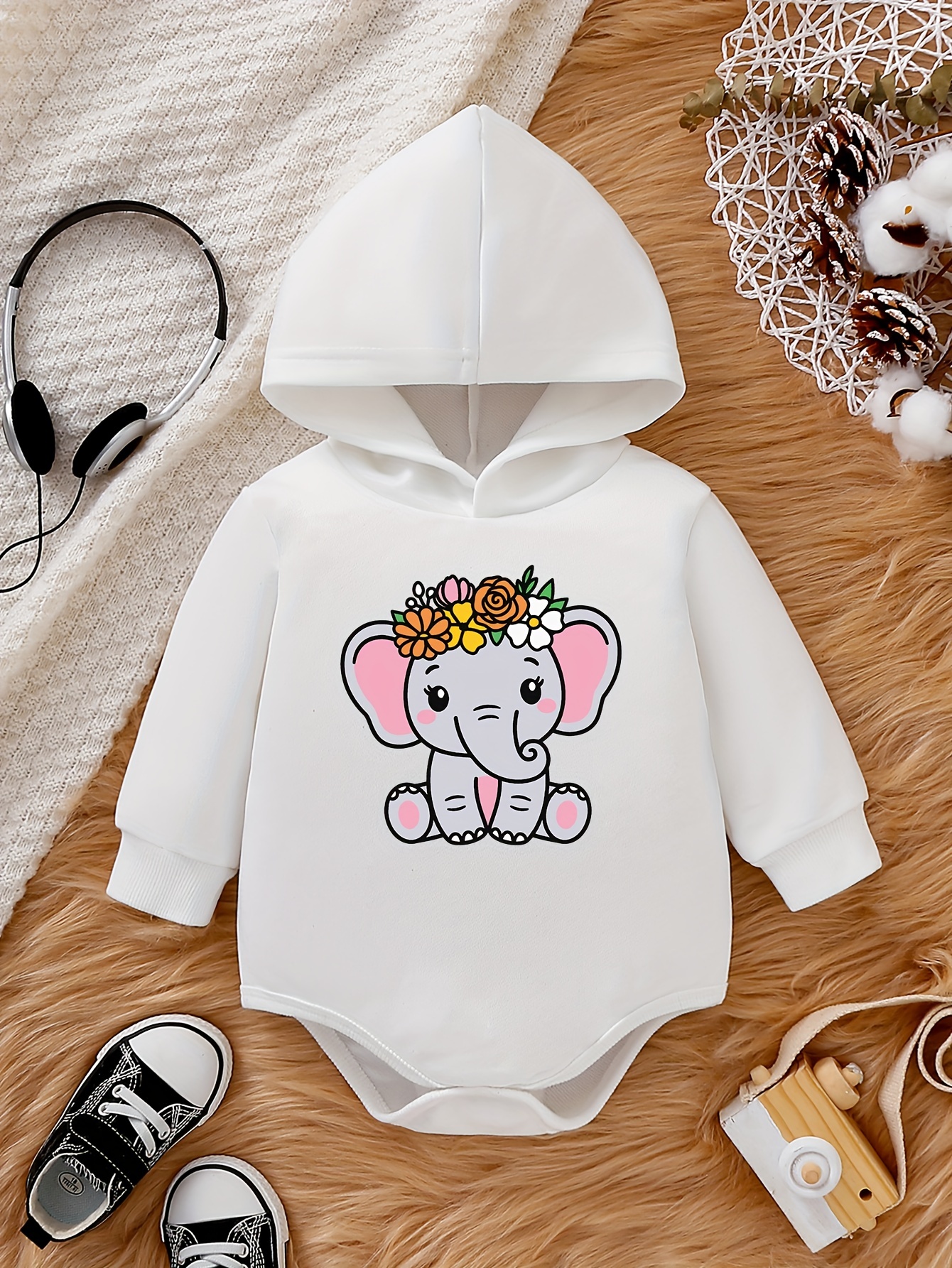 Hoodie cheap onesie baby