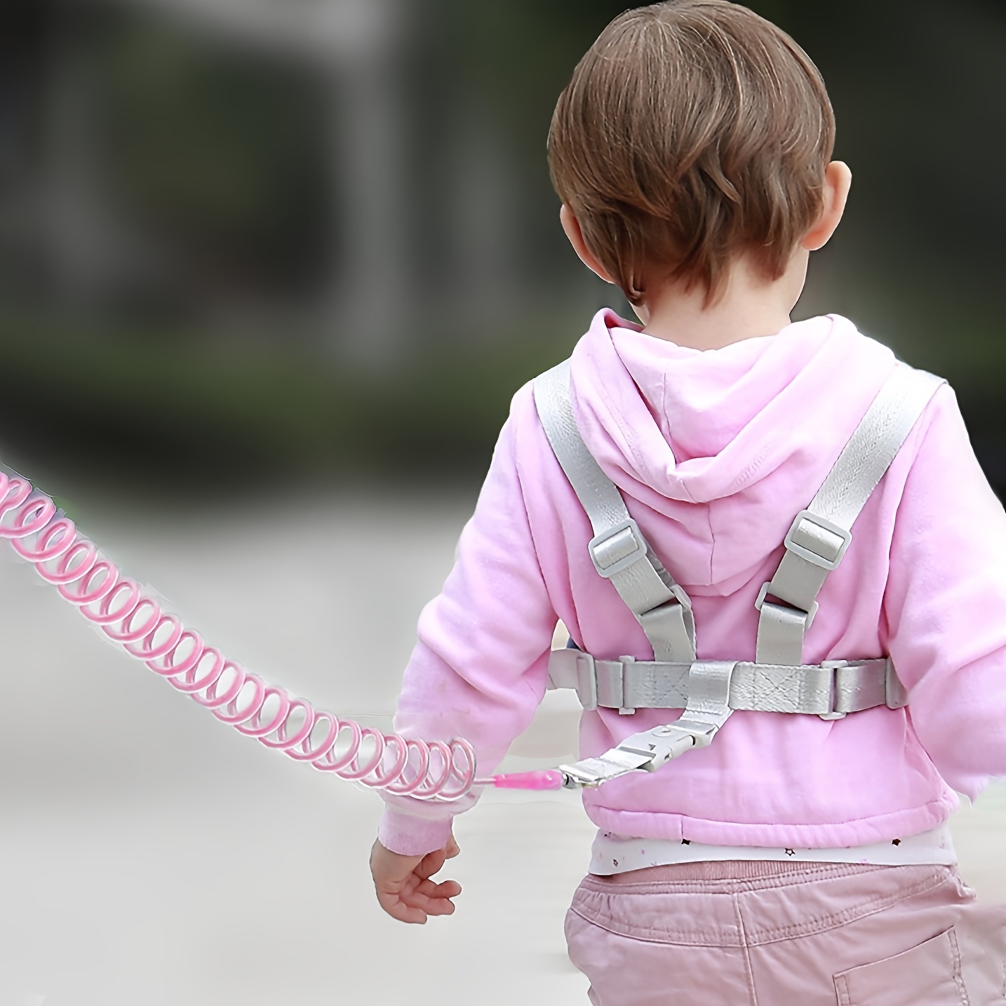 

Children's Anti-lost Safety Harness With Leash, Lightweight Toddler Walking Strap, 0-6 Years Polyester Wrist Link Safety Tether