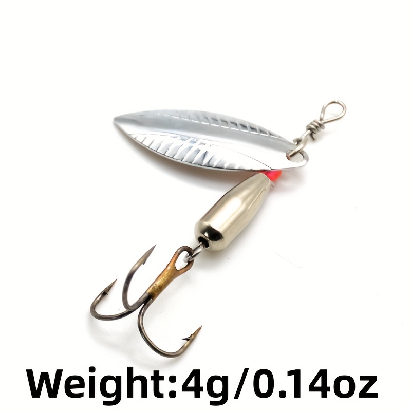 NganSuRong 35PCS Fishing Lures Pike Treble Hooks Salmon Mixed Trout Bass  Spoon Sinking Spinners Hard Bait Metal Artificial Tackle Box Equipment :  : Sports & Outdoors
