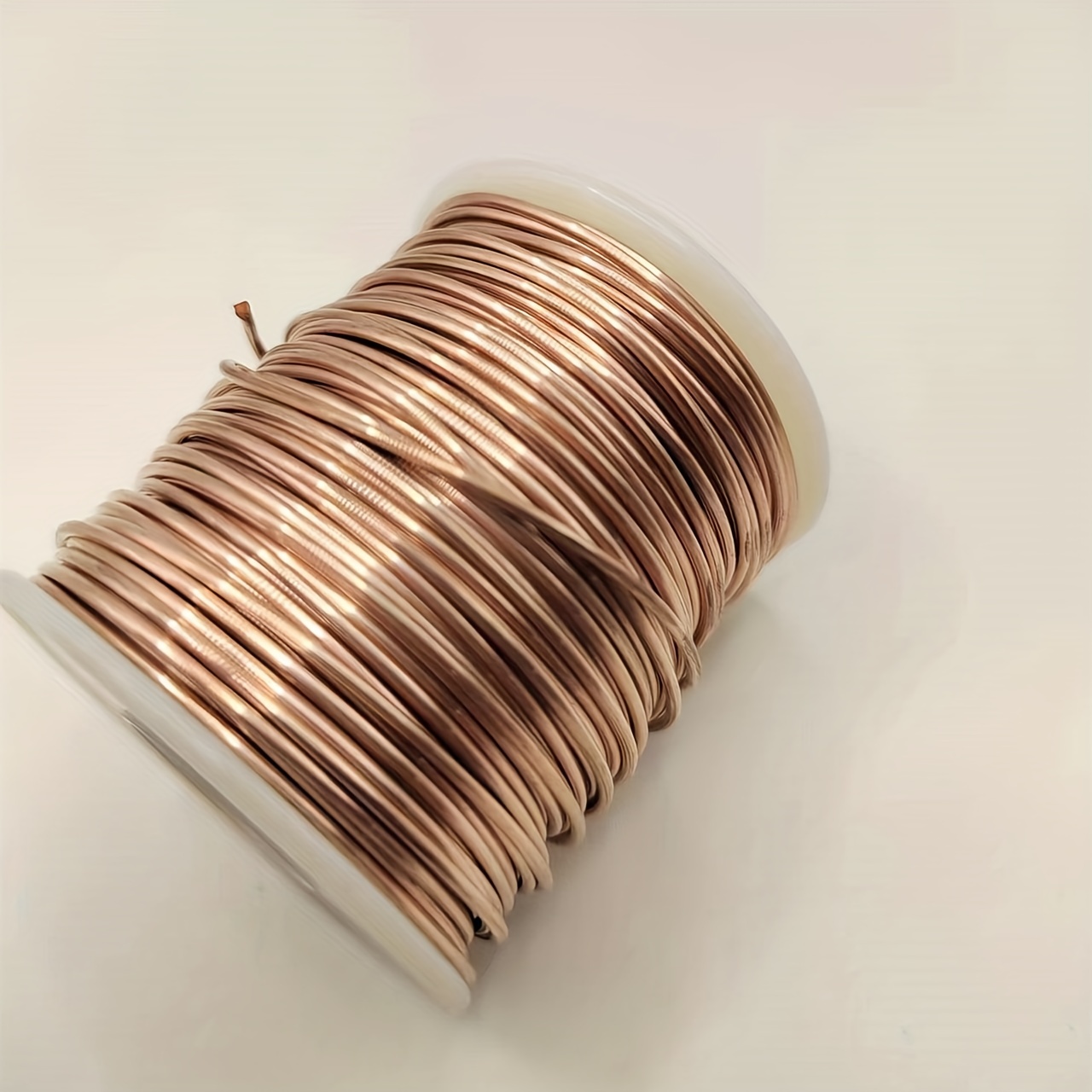 

Diameter 1.3mm*length 39m (127.9ft) A Roll Of Bare Copper Wire, Purple Copper Wire, Pure Copper Wire, Soft Solid Bare Copper Wire Round, Plus Shaft Soft Copper Wire, Good Storage