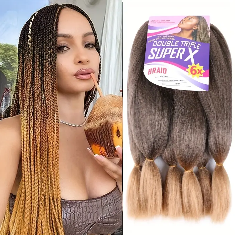 Braiding Hair Pre Stretched 28 Inch 8 Packs Long Braiding Hair Extension  Pre Stretched Braiding Hair Professional Synthetic Hair For Braiding Hot