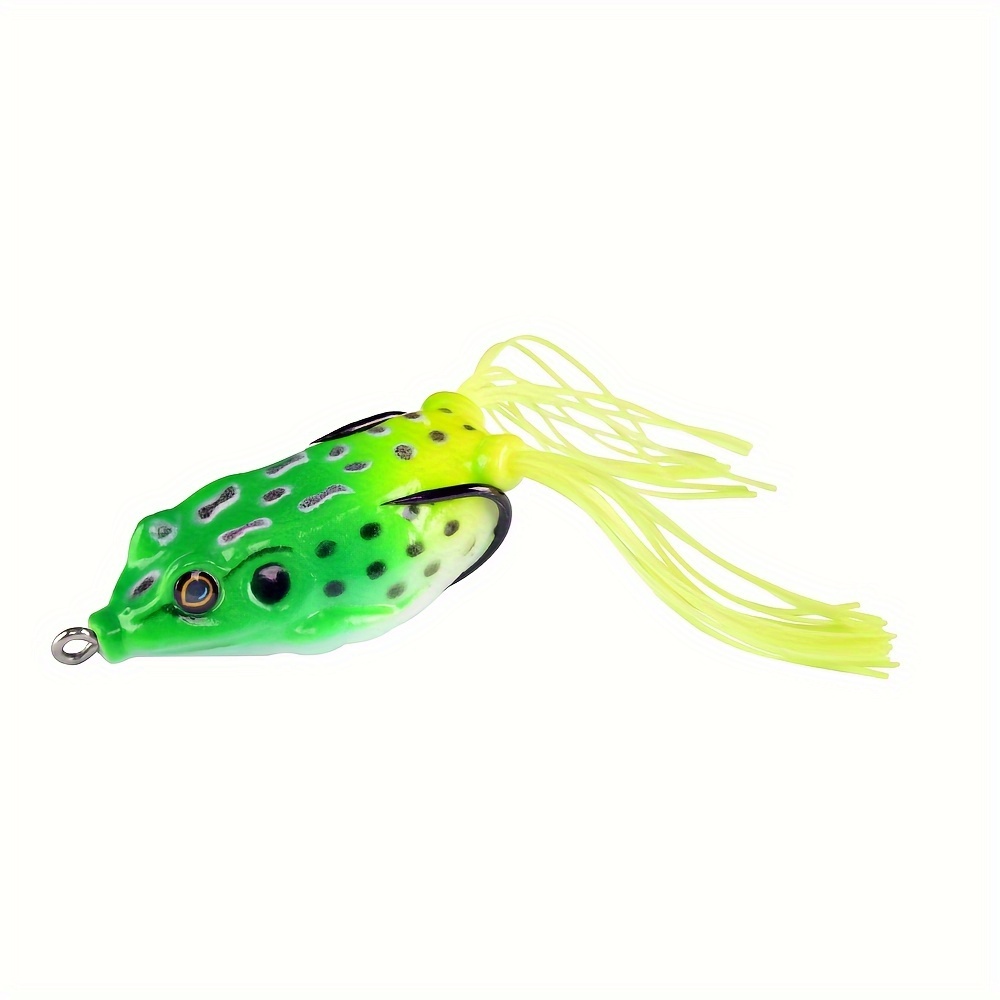 1pc Topwater Frog Lure With - Soft Bait For Freshwater & Saltwater Fishing, Durable Abs Material