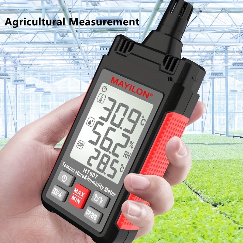 TERMOMETRO IGROMETRO DIGITALE TEMPERATURA UMIDITA' ORA DATA CASA HTC-2 CON  SONDA