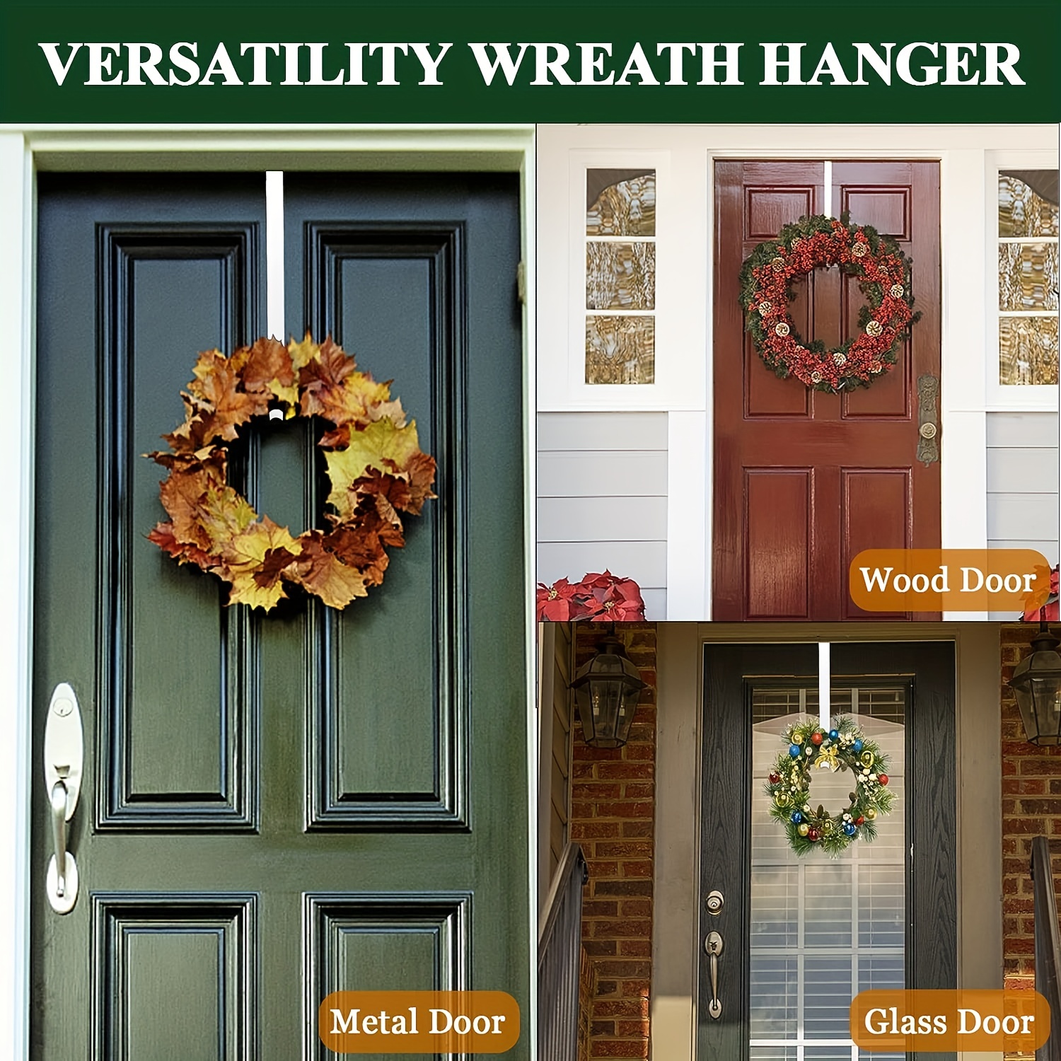 Adjustable Wreath Hook Adjustable Length Wreath Hanger Matte - Temu