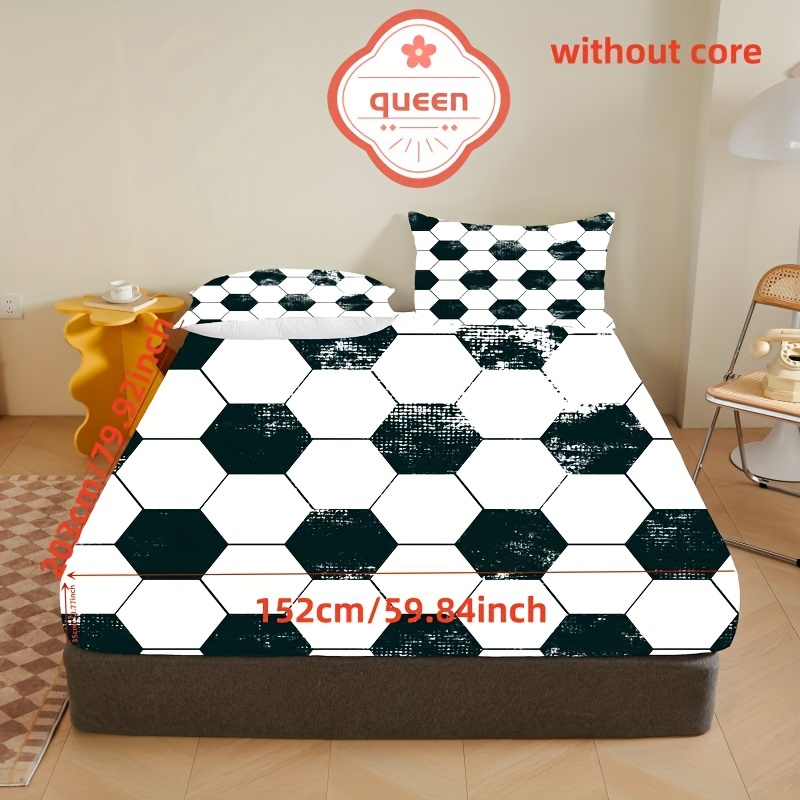 Super Weiches Spannbettlaken Mit Süßem Stier-Print - Passt Perfekt Auf 180x200 Matratzen