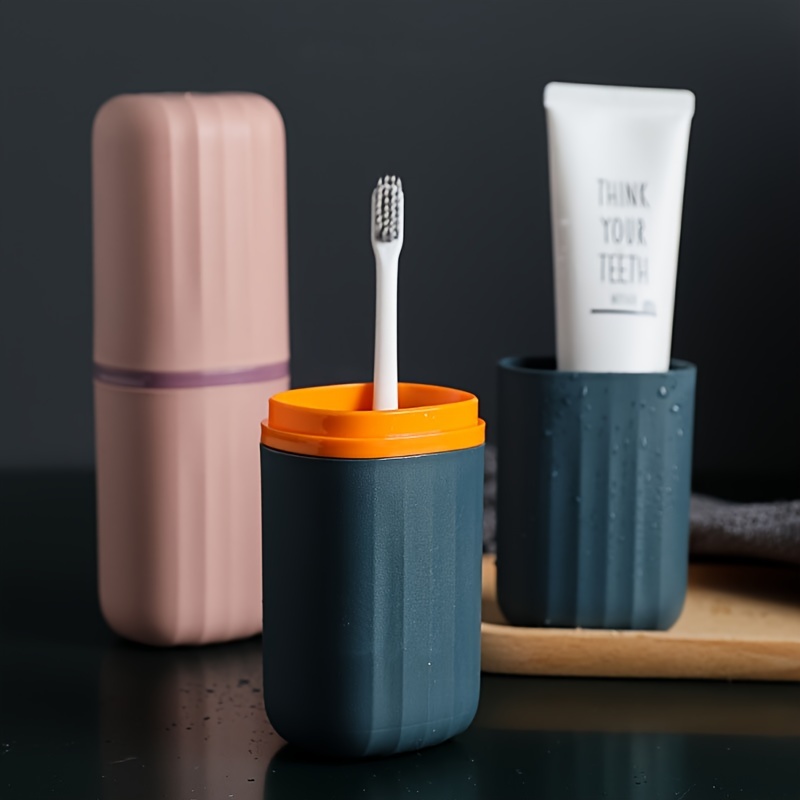 Travel Toothbrush Cup Case,Toothbrush Holder with Cover Travel