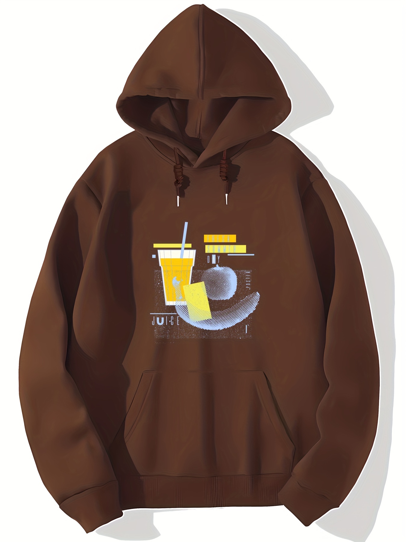 Plus Size Mens Drink Graphic Print Fleece Hoodie Comfy Stretch Drawstring  Trendy Hooded Pullover Oversized Loose Sweatshirts - Men's Big u0026 Tall -  Temu United Kingdom