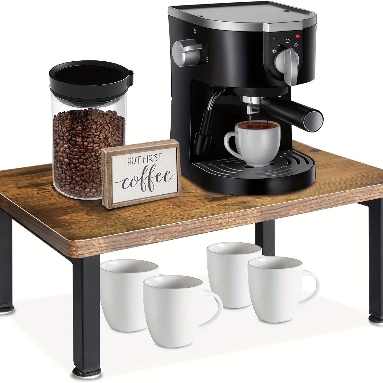 Coffee Accessories and Organizer Countertop, Coffee Station
