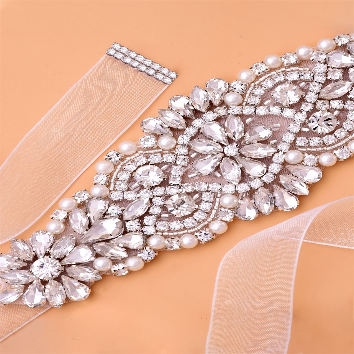 Hand-Sewn Waist Rhinestone Belt Wedding Dress Wedding Accessories - China  Bride Waist Seal and Joker Girdle Belt price