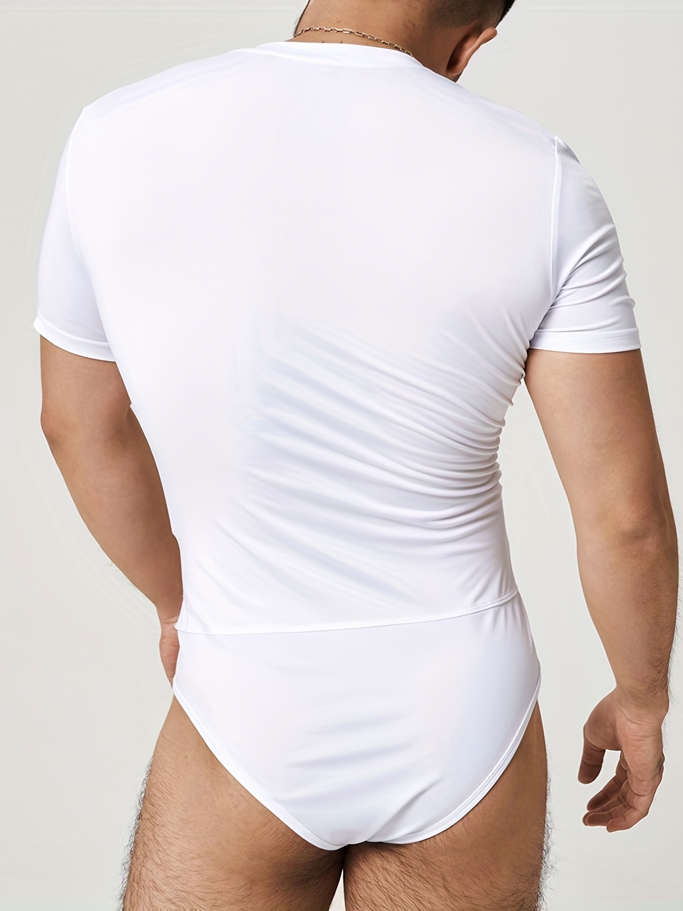 INCERUN Men's Sleeveless Leotard Cutout Jumpsuit Bodysuit