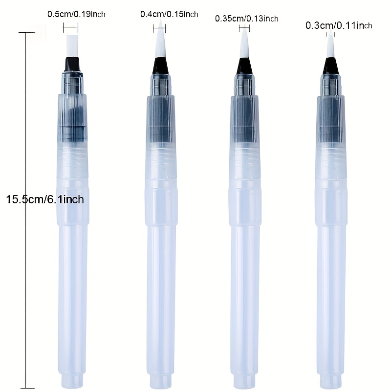 Refillable Water Color Brush Pens Set Soft Watercolor - Temu