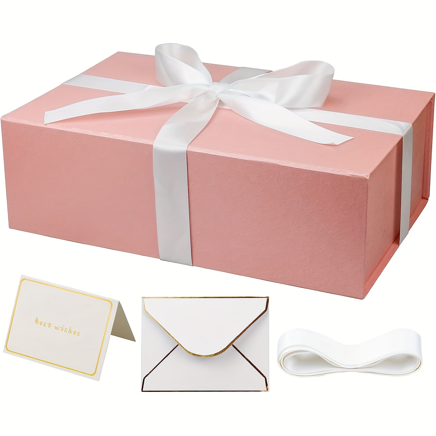 Caja de regalo con tapa, caja de papel con cinta, caja de regalo magnética, caja  decorativa de caja XianweiShao