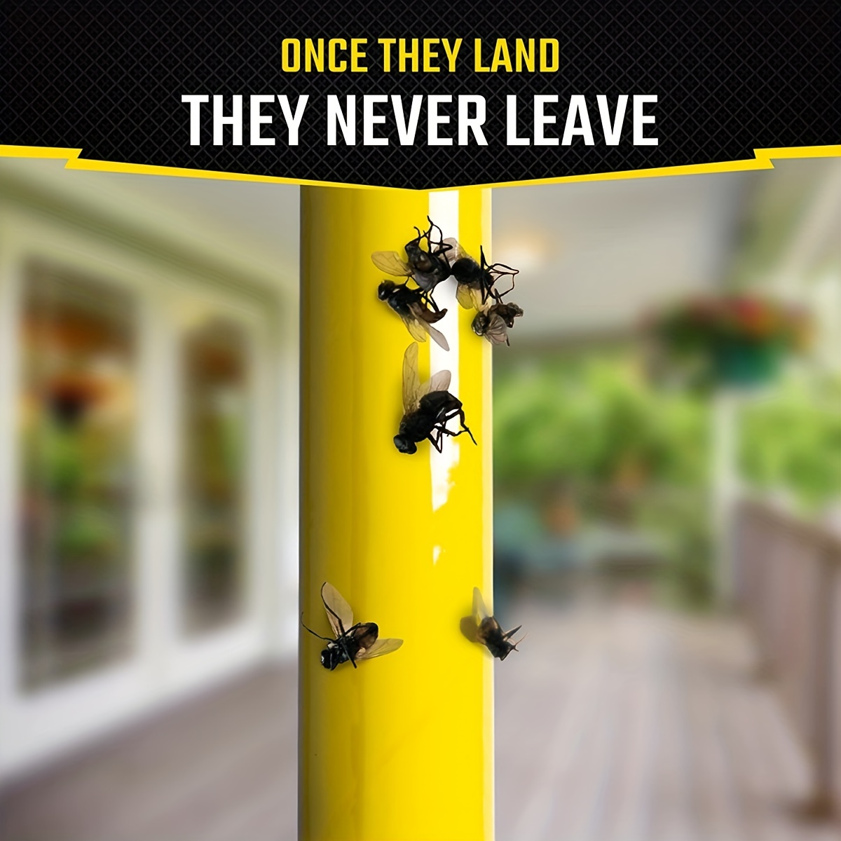 2pcs Fly Stick Sticky Fly Trap Hanging Fly Traps Outdoor Fruit Fly Traps