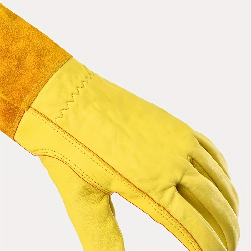 1 paire de gants de gantelet respirants en cuir élagage des - Temu