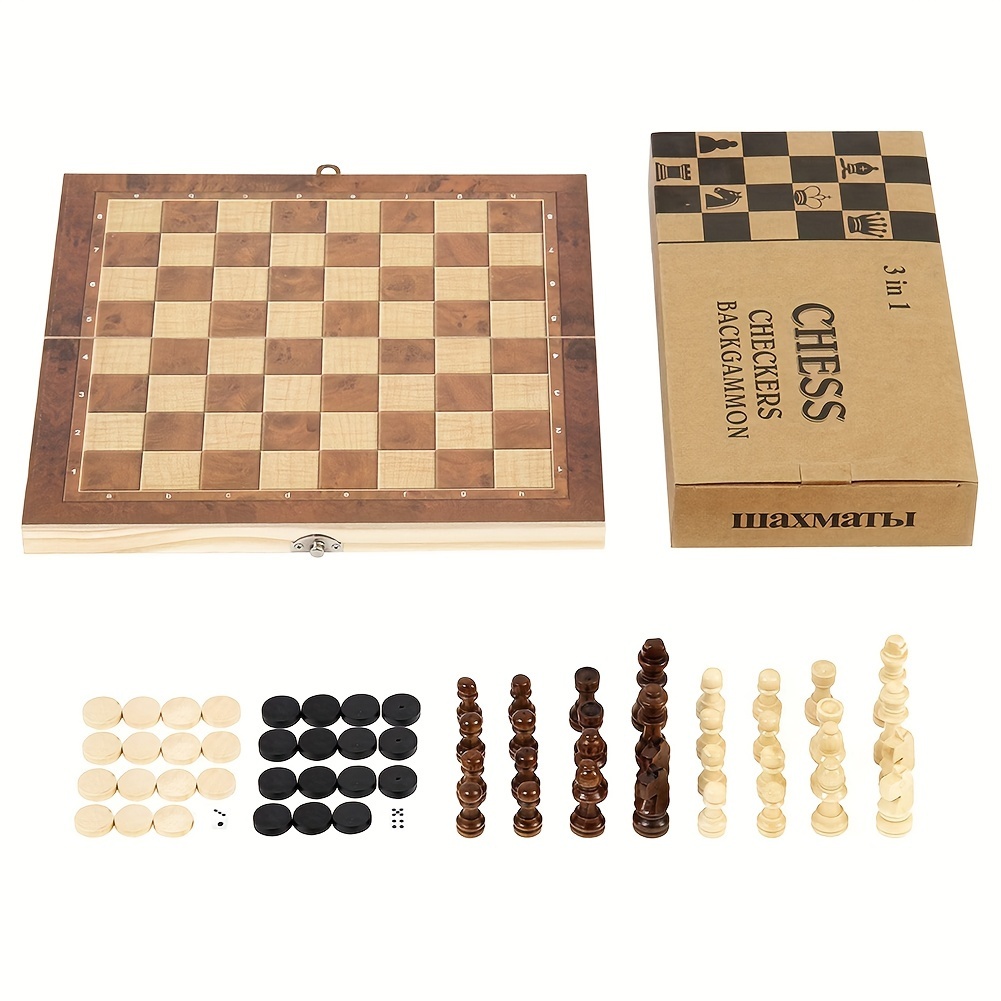 Chess and Checkers Game Kit 