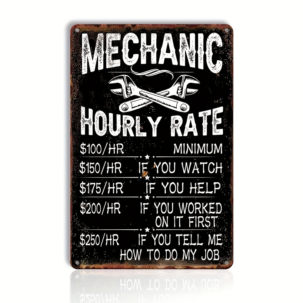 1pc Funny Man Cave Garage Signs Do You Have Tight Nuts Or A Rusty Tool  Vintage Metal Tin Sign For Home & Garage Wall Decoration (8x12  Inches/20x30cm)