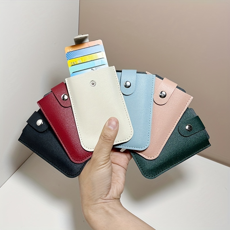 Snap Button Card Holder