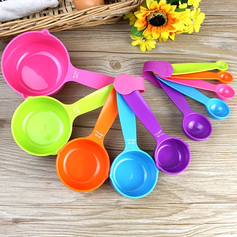Kitchen Baking Tools, Measuring Spoons Set, Stackable Plastic Measuring  Spoons, Plastic Measuring Spoon, Small Tablespoon With Graduated For Dry  And Liquid Ingredient, Kitchen Utensils, Apartment Essentials, Kitchen  Gadgets, Cheap Item - Temu