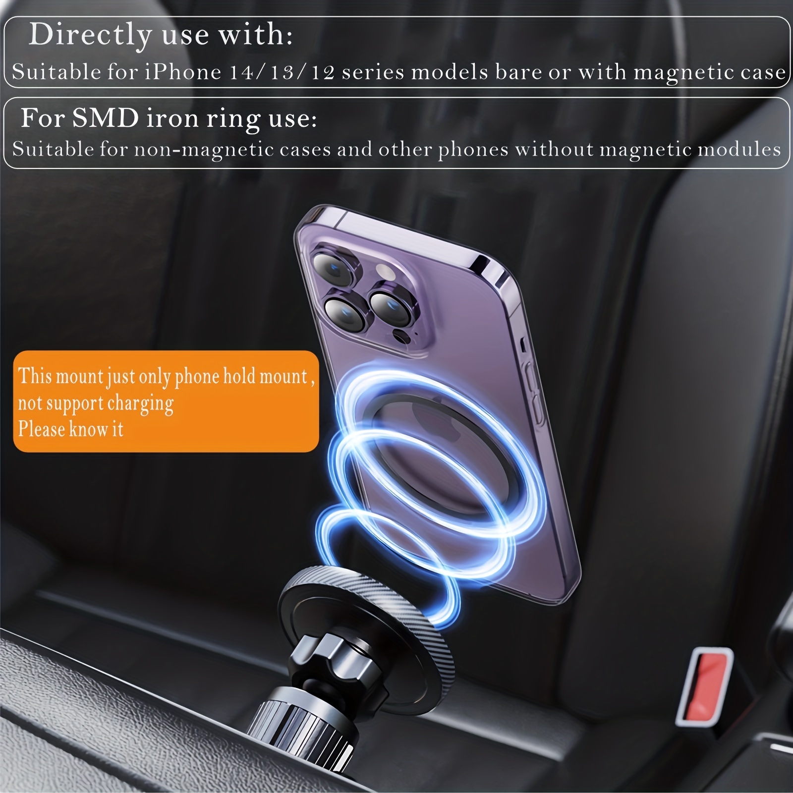 Magnetic Phone Holder Car [ Super Strong Magnet ] Iphone - Temu