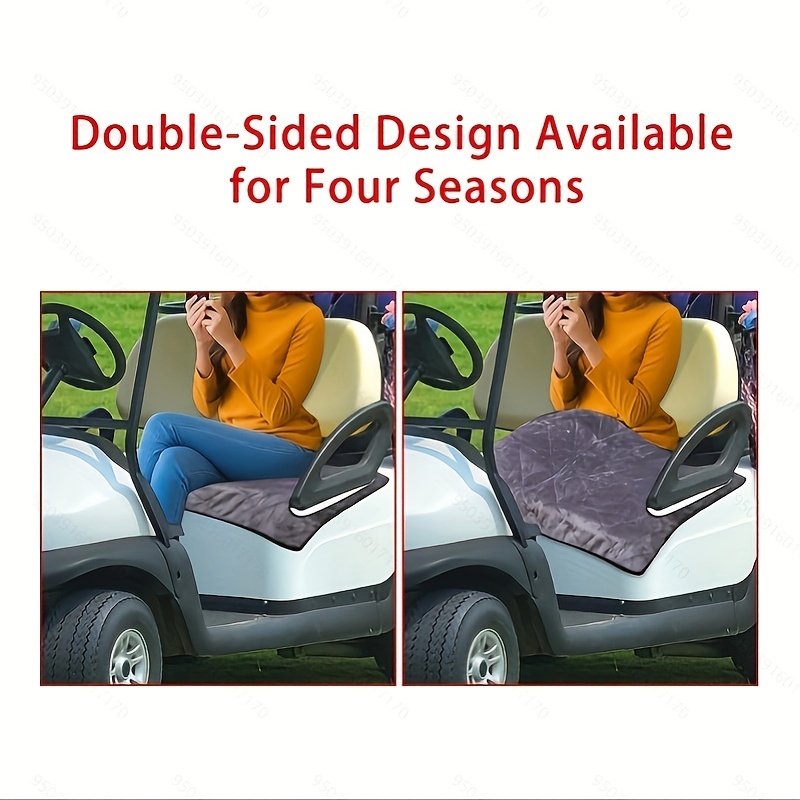 Oxford Cloth Golf Seat Cushion Cover, Golf Cart Seat Blanket, Breathable  Waterproof And Dustproof Golf Cart Seat Cover, Golf Accessories - Temu