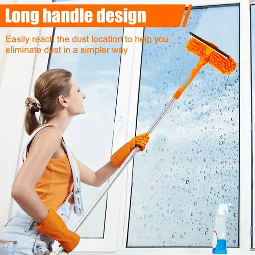 1pc 3 In 1 Window Squeegee Professional Window Cleaner Tool - Temu