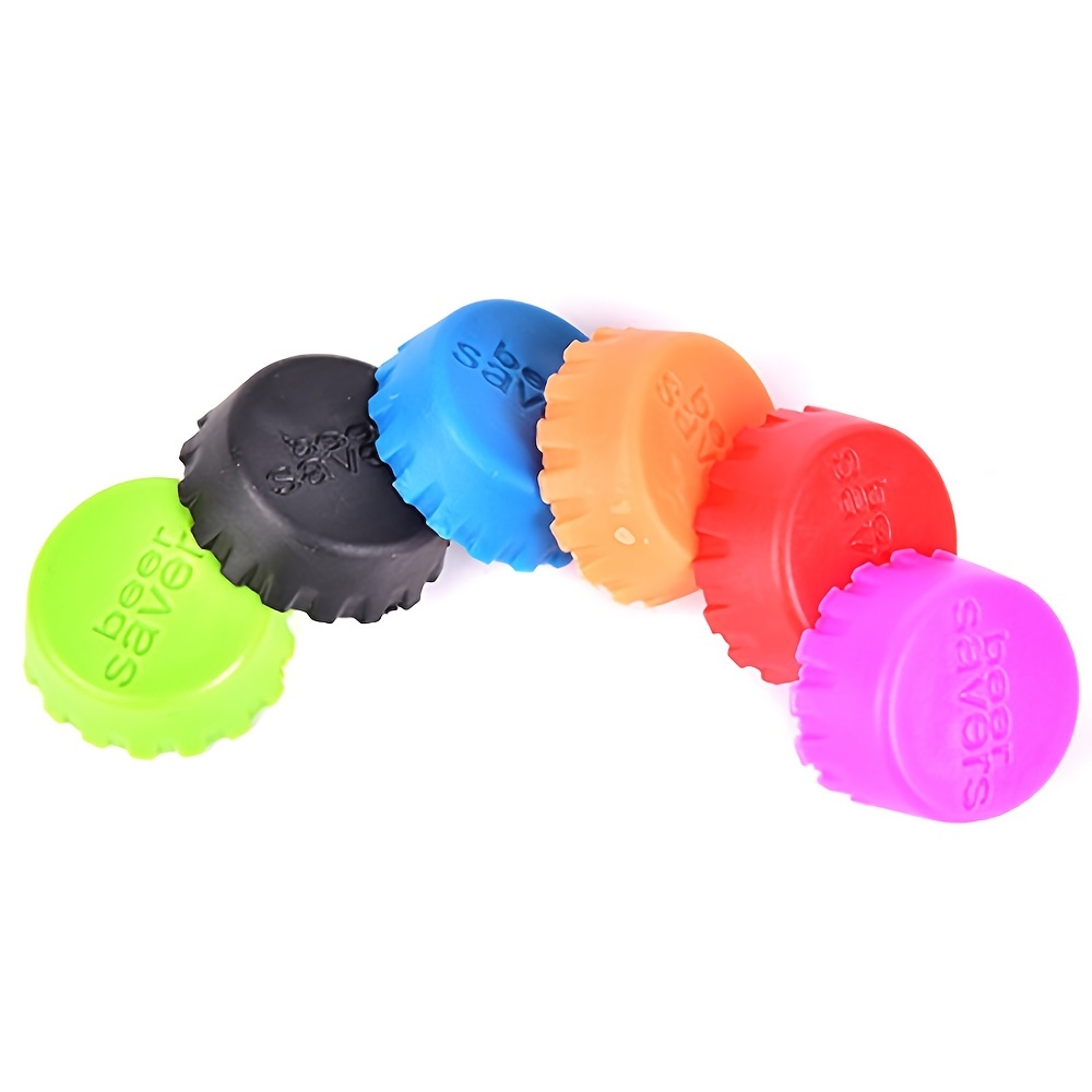 New Reusable Silicone Bottle Fresh-keeping Cap Sealed Beer Bottle Cap  Vinegar Soy Sauce Bottle Soda Cola Cap Wine Protective Stopper