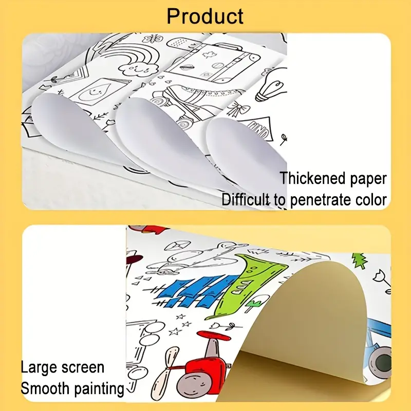 Students' Drawing Scroll Coloring Paper Roll For Students - Temu United  Arab Emirates