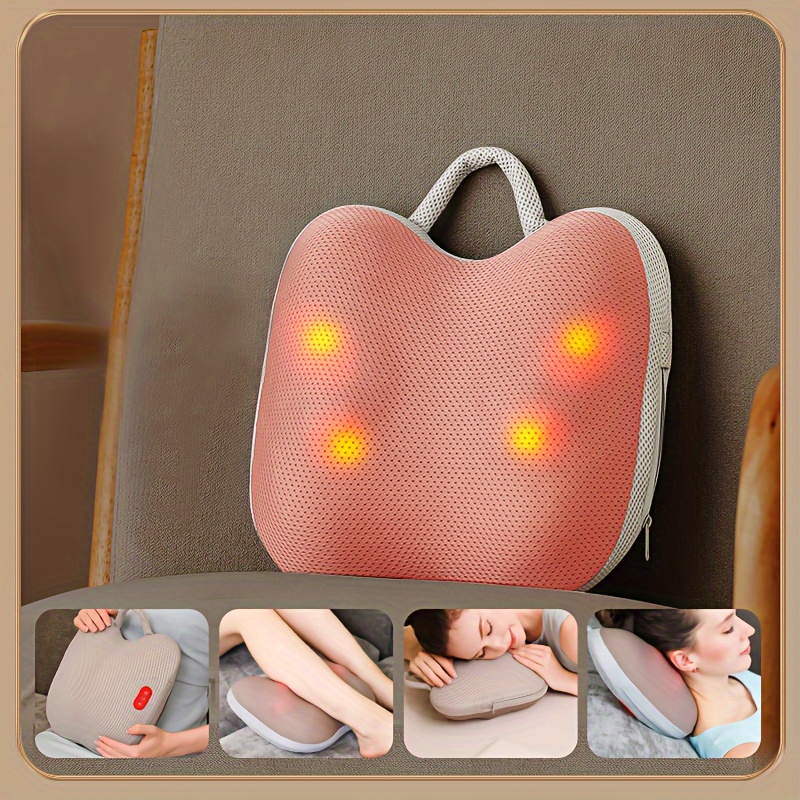 Electric Smart Deep Tissue 4D Expert Kneading Neck Massager Hands-Free  Portable Shiatsu Massager For Neck And Back